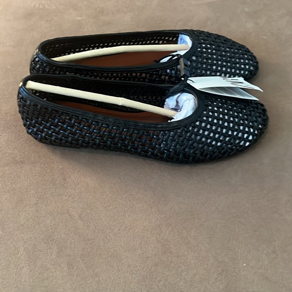 Zara Black Woven Women's Shoes - Picture 9 of 14